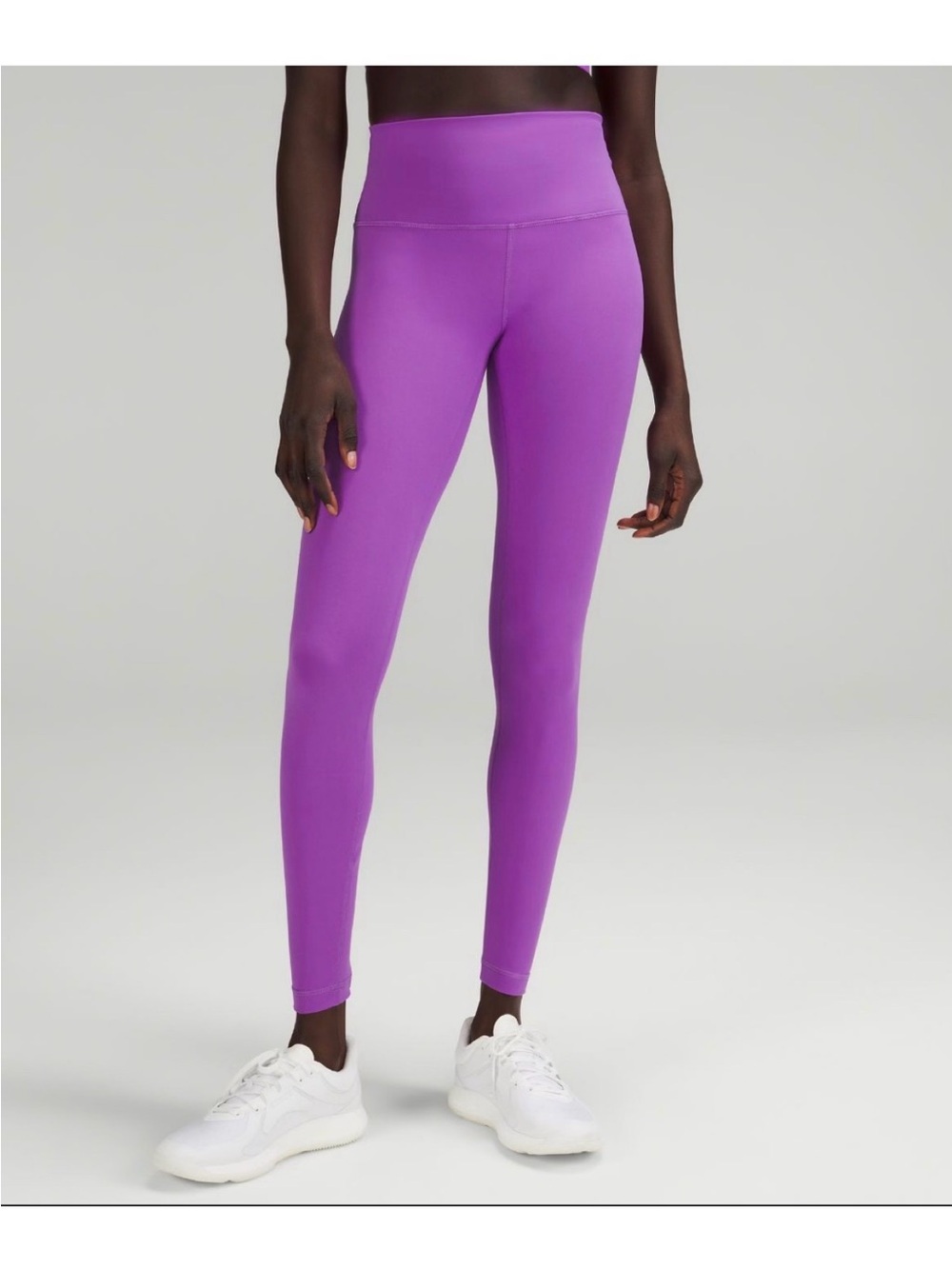Lululemon Wunder Train High Rise Tight 25” in Moonlight Magenta